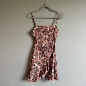 Only Pink Floral Strappy Mini Dress 6